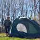 1 Small-Sized + 1 Large-Sized 3 Secs Tent + 2 FREE Camping Tarps (Family Package, UK).